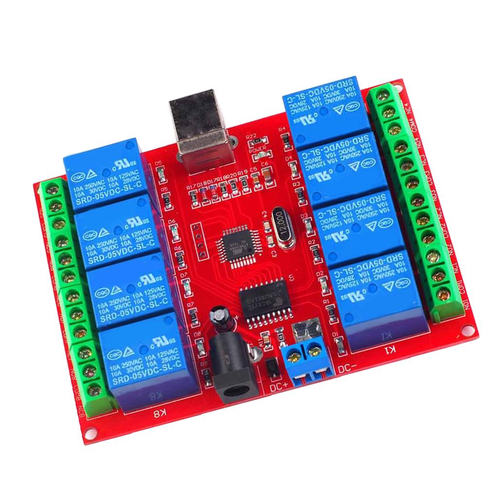 Home Automation Technology - USB Relay Module 8 Channel Drive