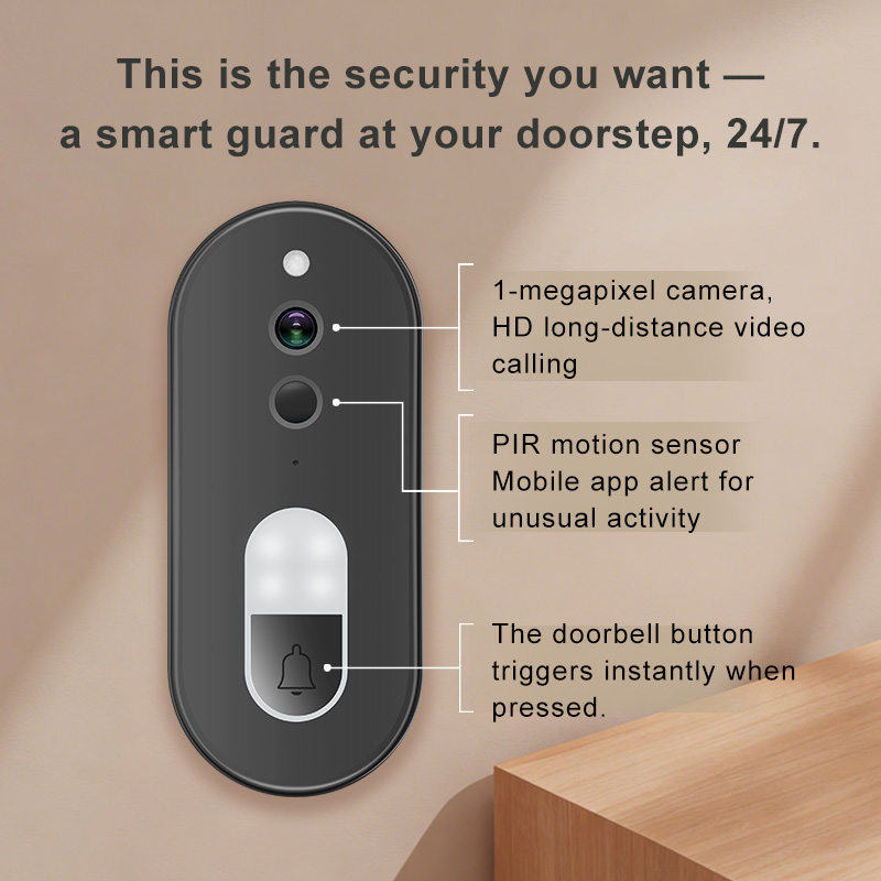 Tuya 1080P HD Wireless WiFi Vi - Smart Doorbell Wired incelemesi ve fiyatı