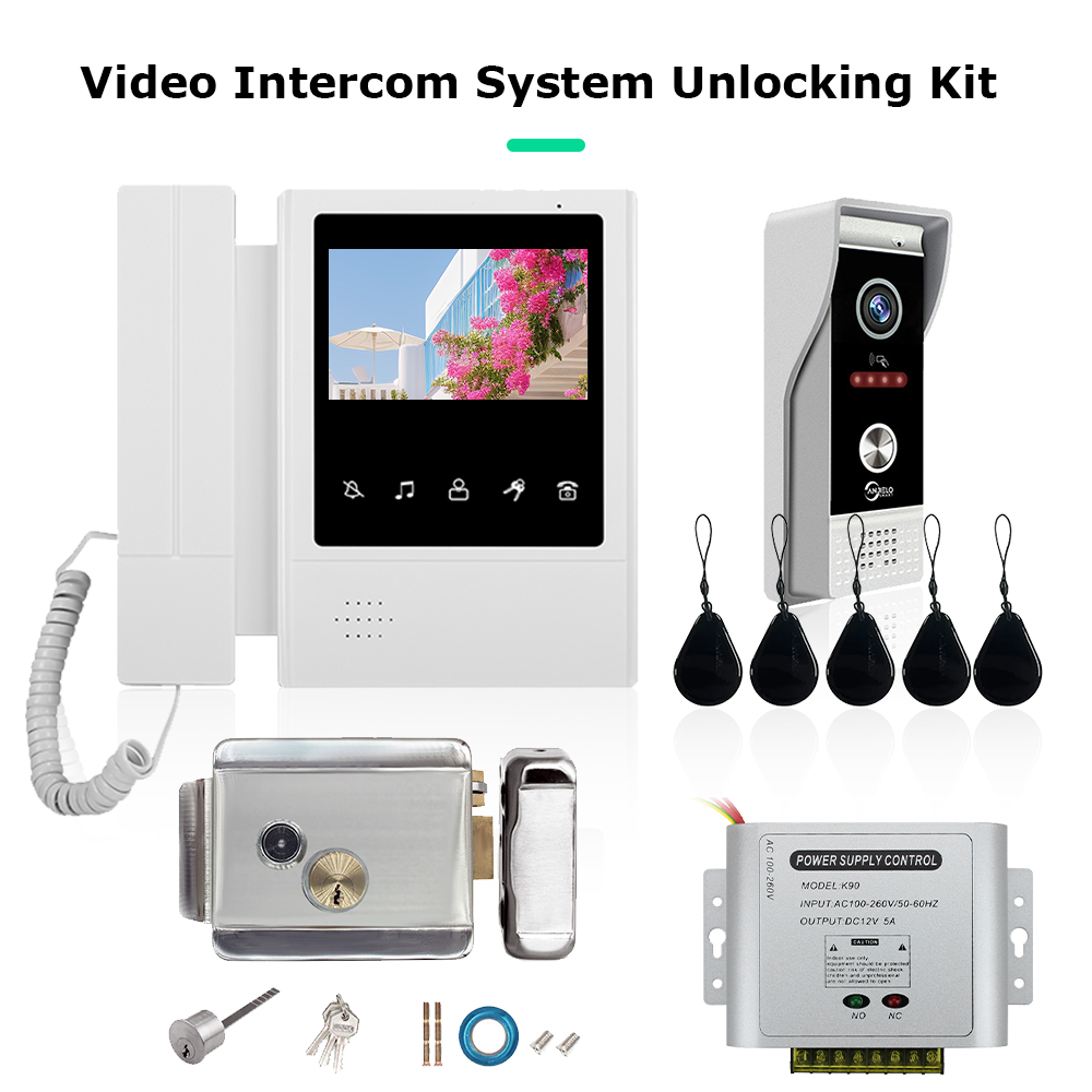 4.3 Inch LCD Video Intercom Sy - Smart Doorbell Wired incelemesi ve fiyatı