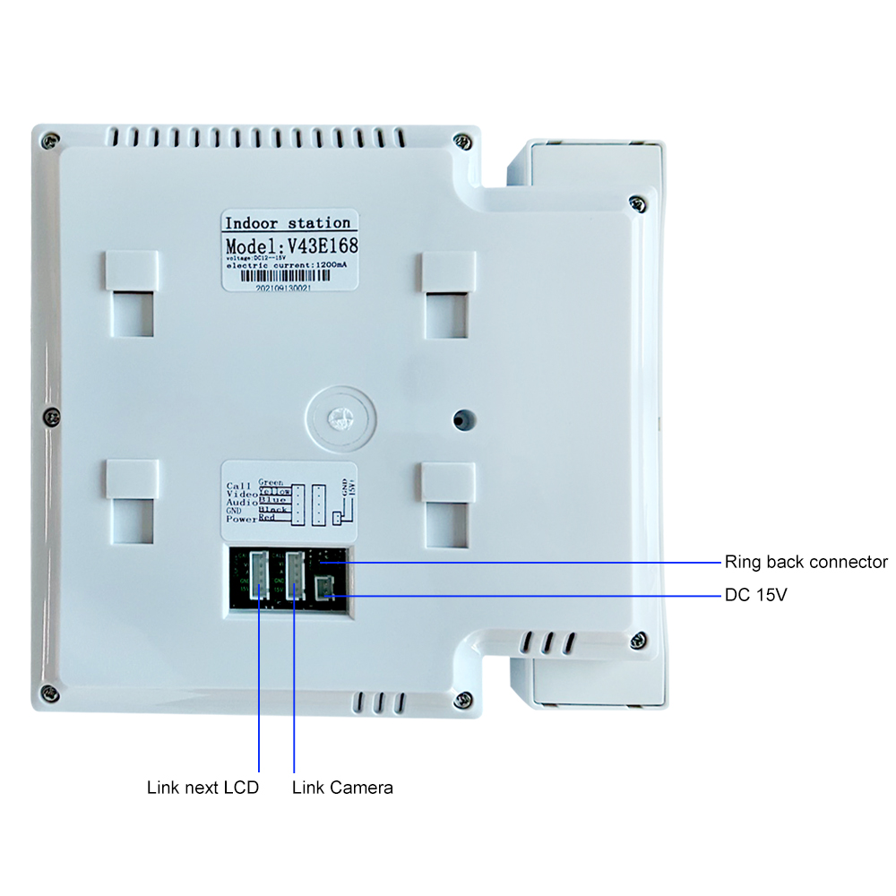 4.3 Inch LCD Video Intercom Sy - Smart Doorbell Wired incelemesi ve fiyatı
