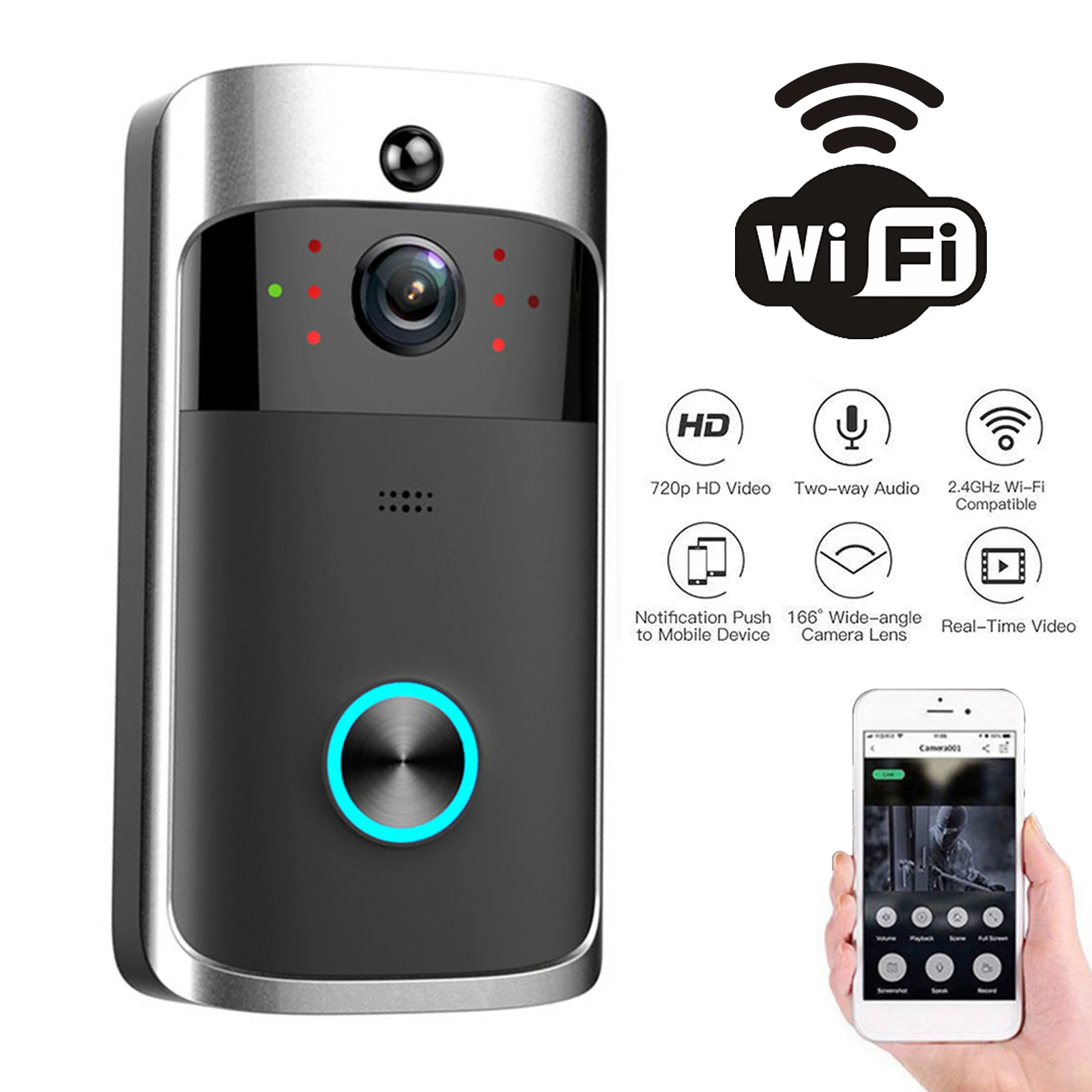 2026 NEW V5 Video Door Bell Wi - Smart Doorbell Wired incelemesi ve fiyatı