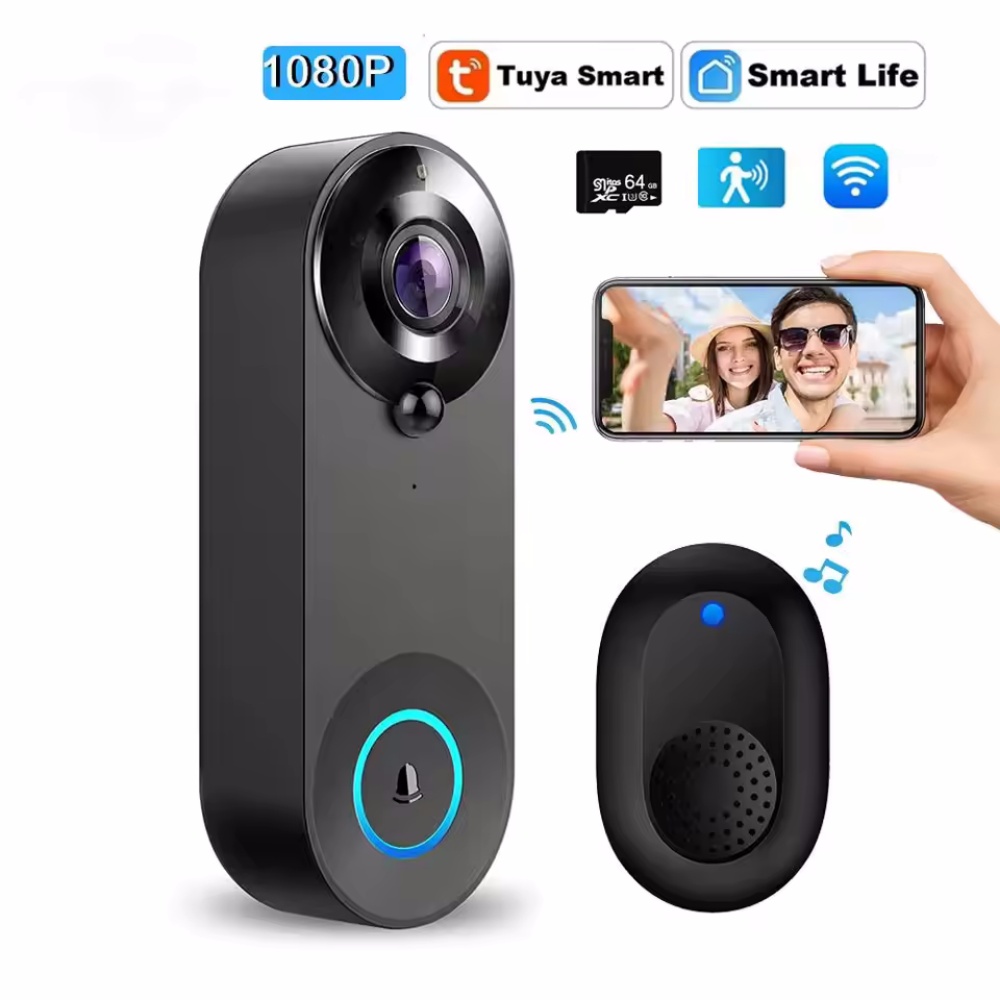 Tuya 1080P Wireless WIFI Doorb - Smart Doorbell Wired incelemesi ve fiyatı