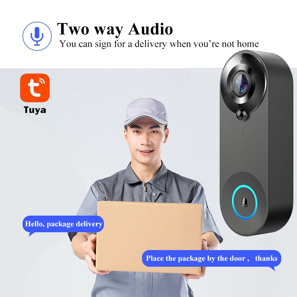 Tuya 1080P Wireless WIFI Doorb - Smart Doorbell Wired incelemesi ve fiyatı