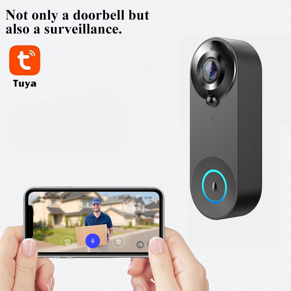 Tuya 1080P Wireless WIFI Doorb - Smart Doorbell Wired incelemesi ve fiyatı