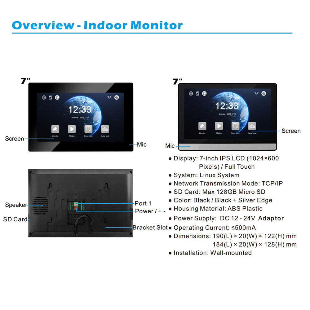 2-Wire Digital Video Intercom  - Smart Doorbell Wired incelemesi ve fiyatı
