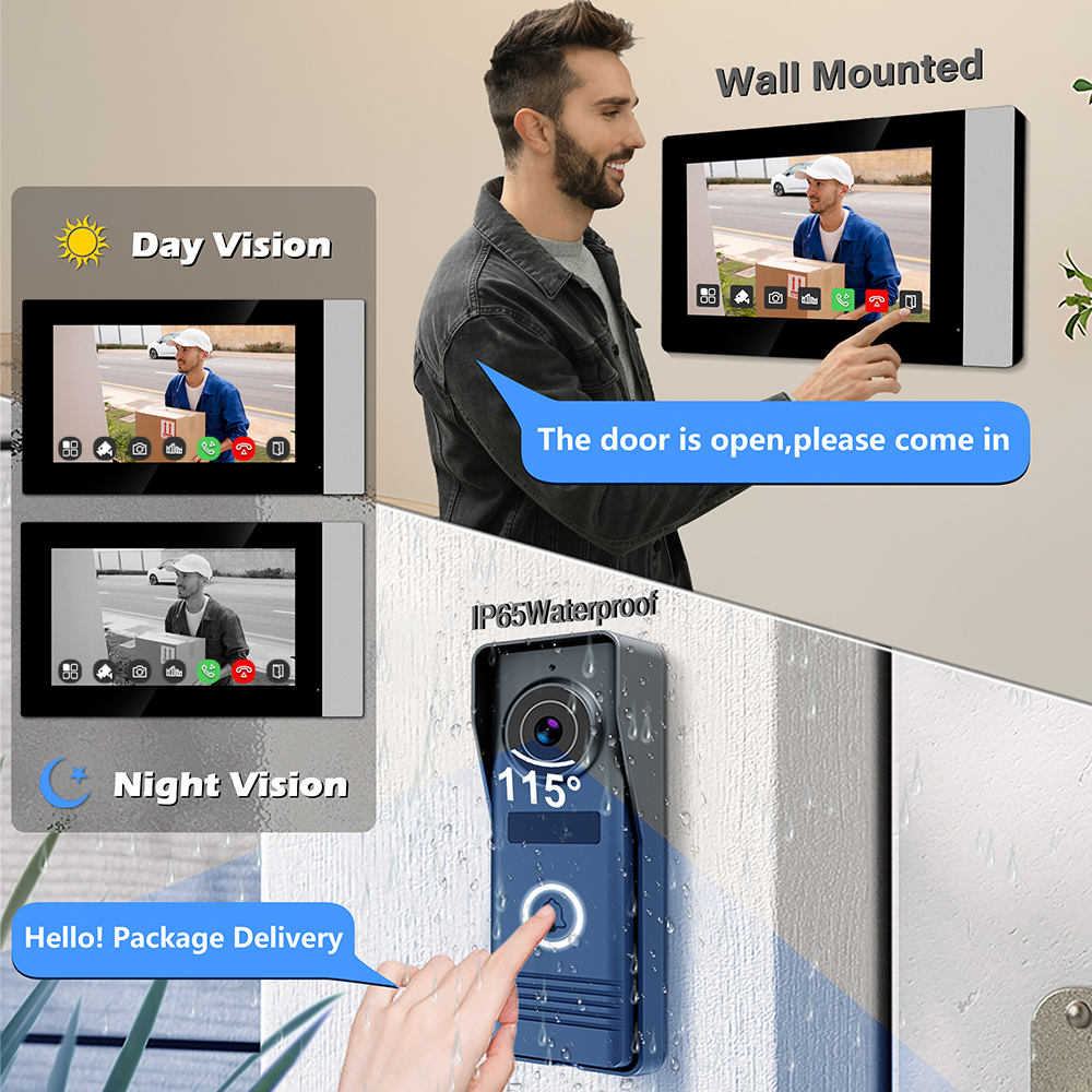 2-Wire Digital Video Intercom  - Smart Doorbell Wired incelemesi ve fiyatı