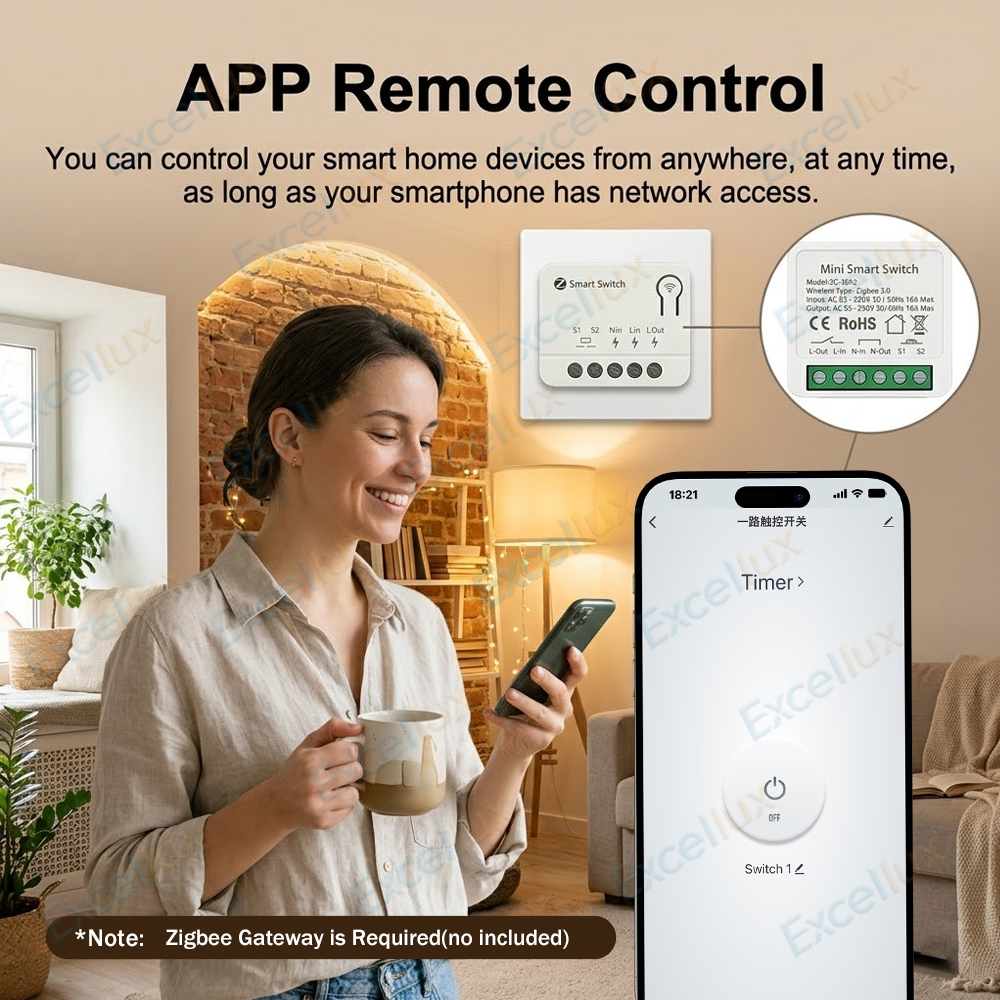 Mini Zigbee Smart Switch Modul - Diy Home Automation Controller incelemesi ve fiyatı
