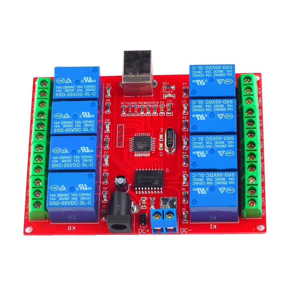USB Relay Module 8 Channel Dri - Home Automation Technology incelemesi ve fiyatı