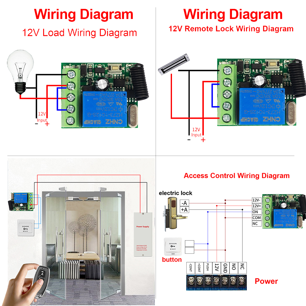 QIACHIP 433MHz DC 12V Wireless - 433Mhz Receiver Module incelemesi ve fiyatı
