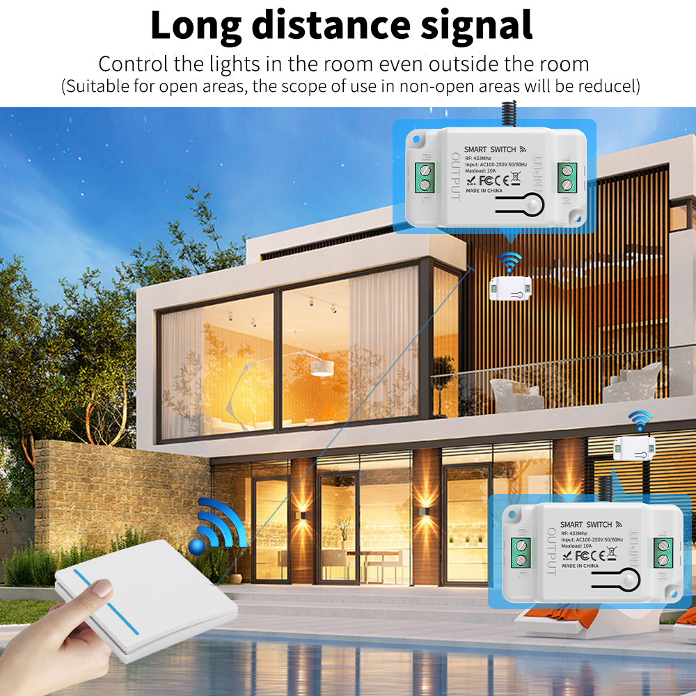 Wireless Switch Remote Control - 433Mhz Receiver Module incelemesi ve fiyatı