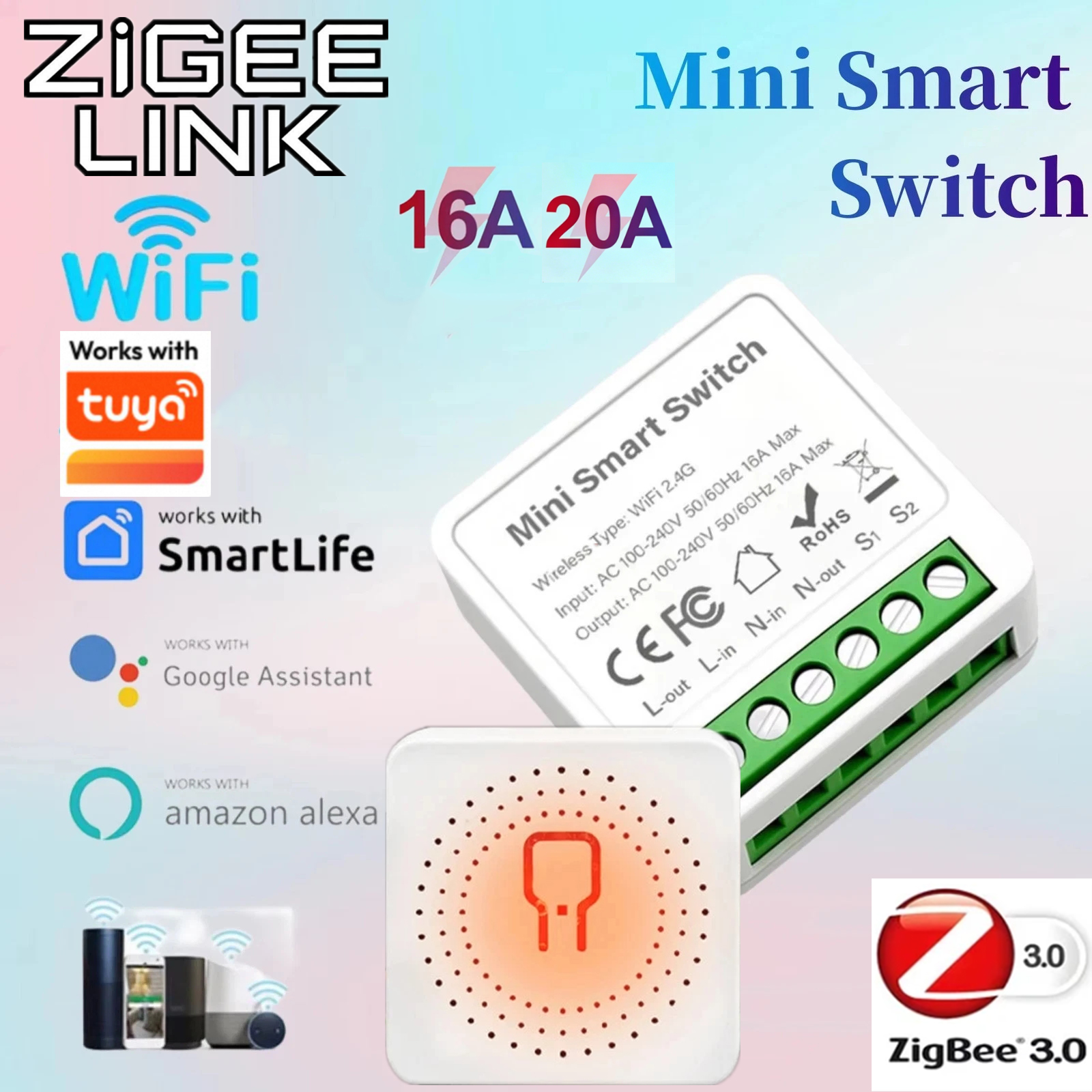 For Tuya Mini Smart WiFi Switc - Diy Home Automation Controller incelemesi ve fiyatı