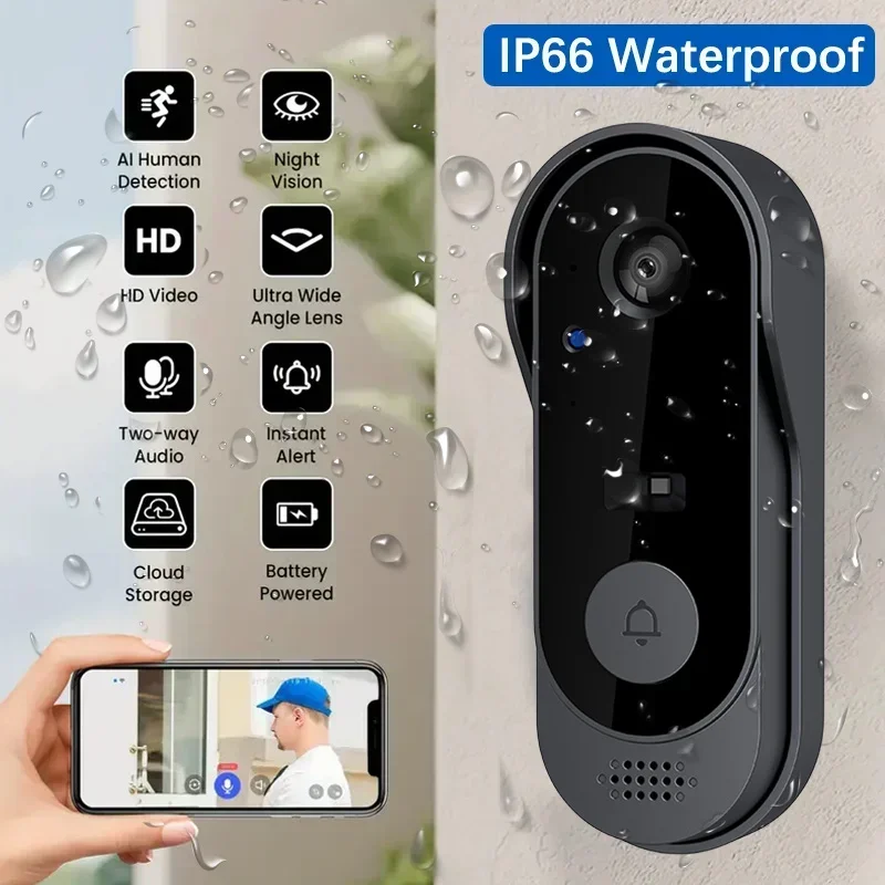 Video HD Wireless Waterproof D - Smart Doorbell Wired incelemesi ve fiyatı