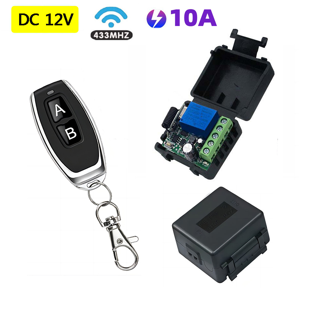DC 12V 10A Relay Receiver Mini - 433Mhz Receiver Module incelemesi ve fiyatı
