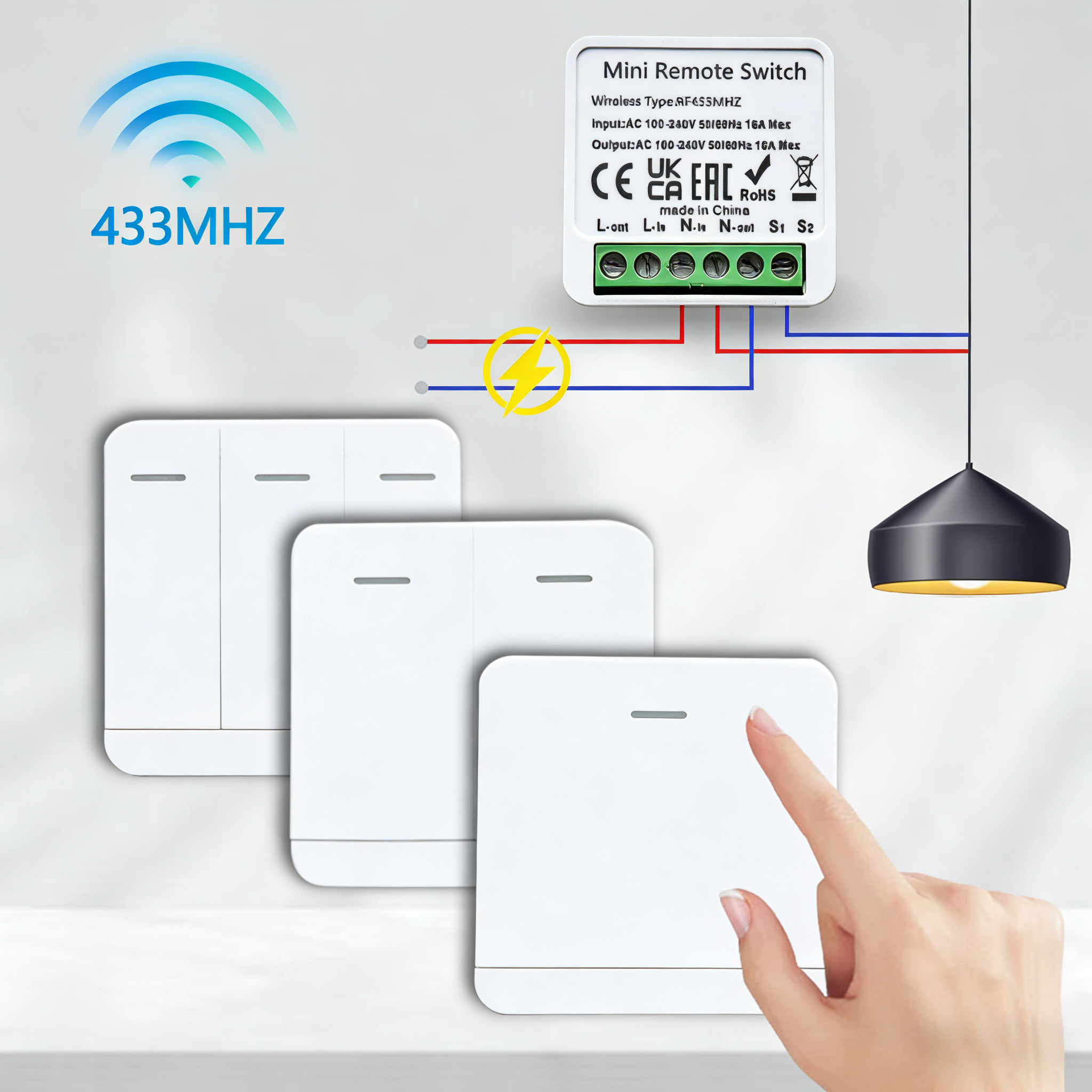 RF 433MHz Smart DIY Wireless S - Diy Home Automation System incelemesi ve fiyatı