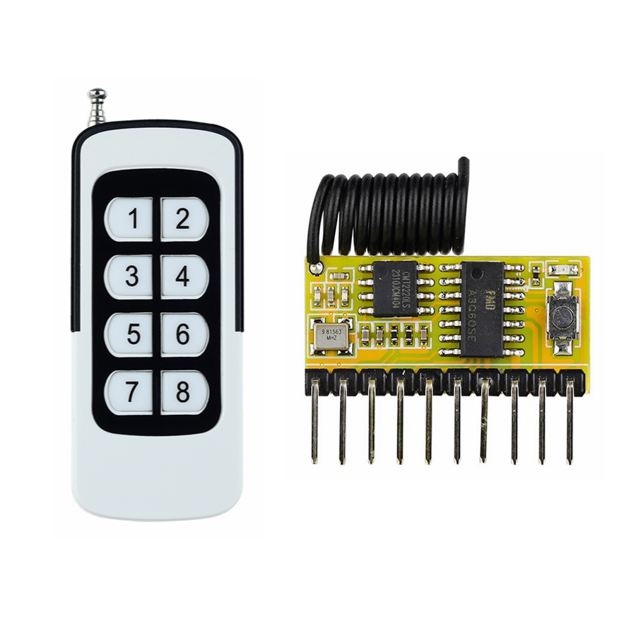 433MHz DC3V~5V 8CH Multi-Funct - 433Mhz Receiver Module incelemesi ve fiyatı