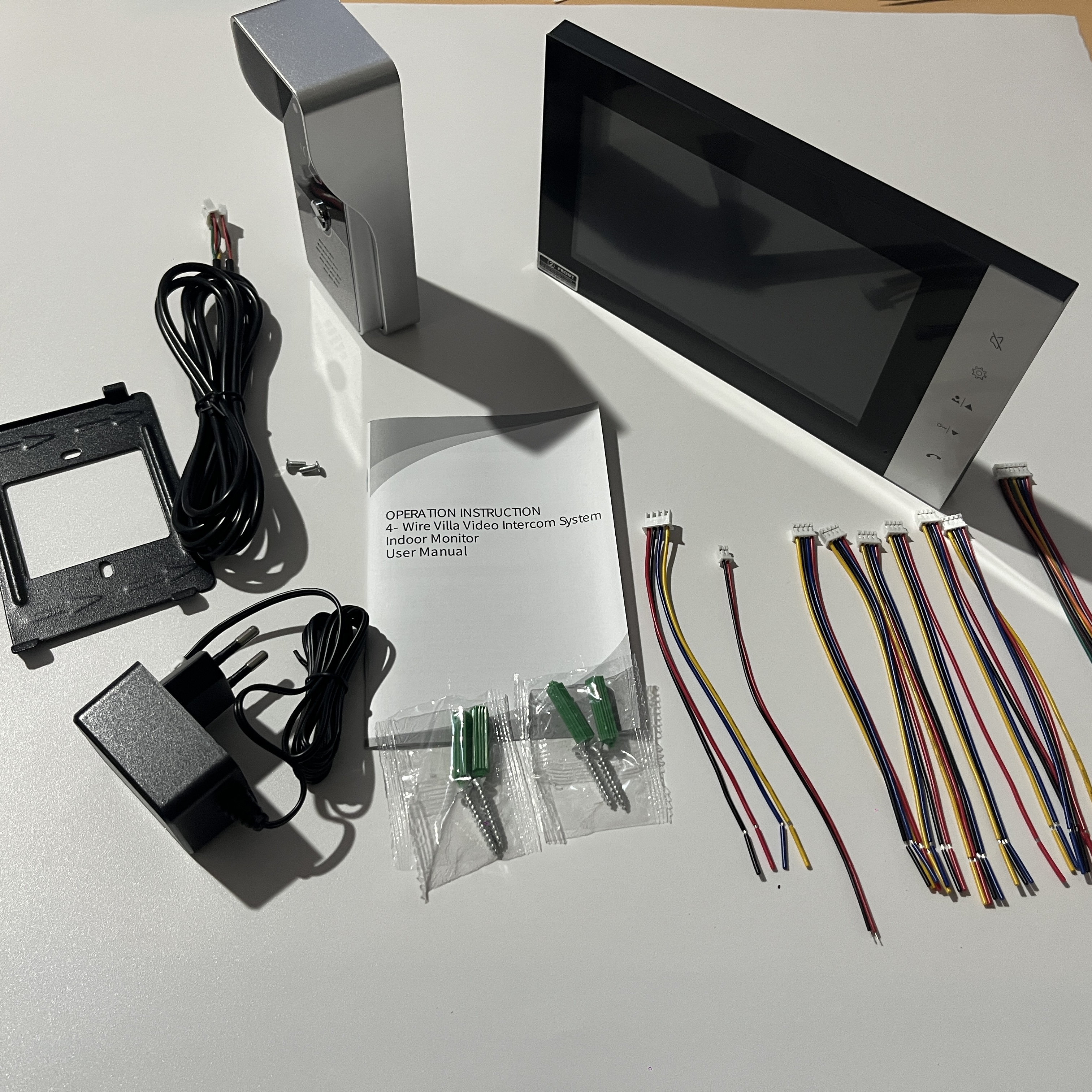 4 Wire 7 Inches Wired Video Do - Smart Doorbell Wired incelemesi ve fiyatı