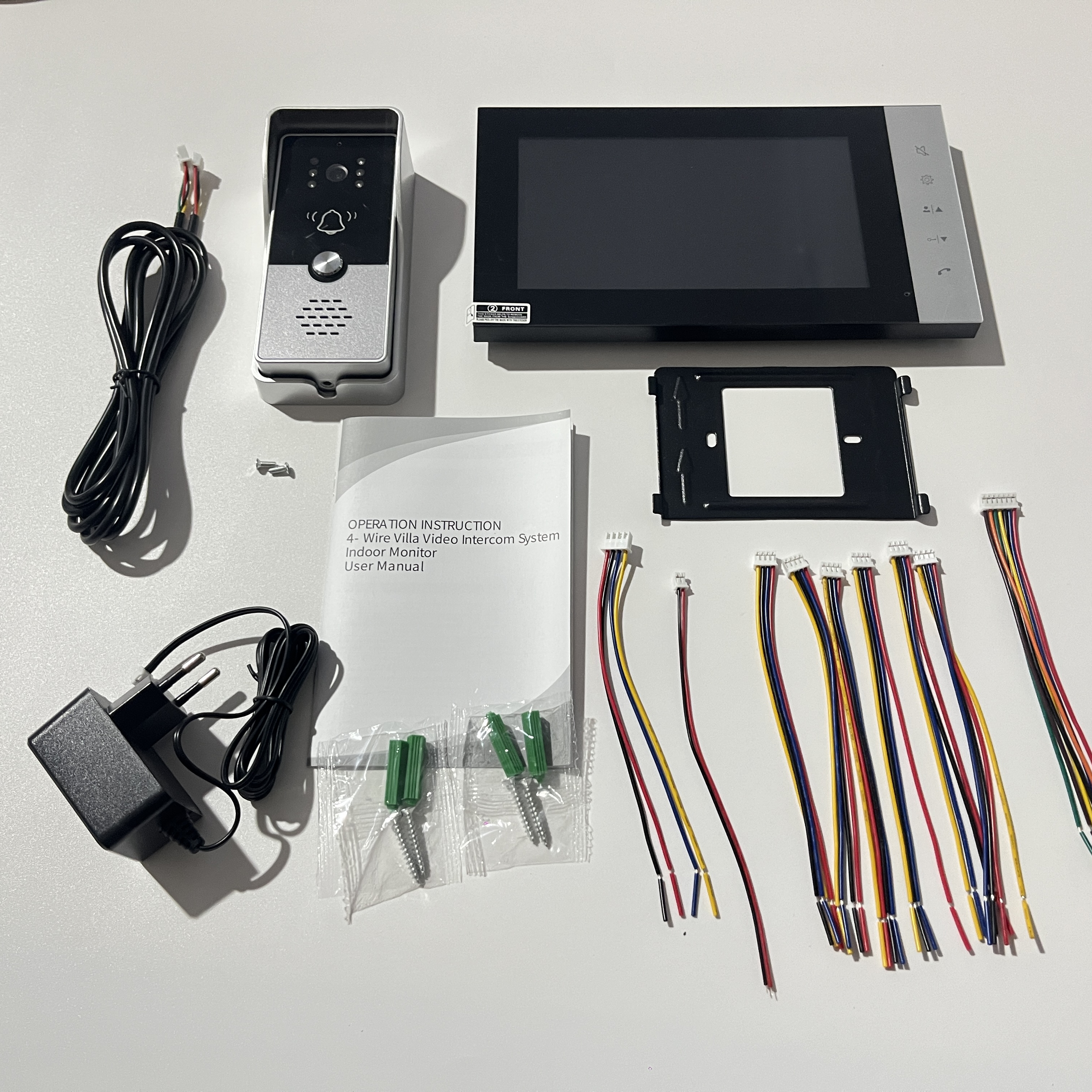 4 Wire 7 Inches Wired Video Do - Smart Doorbell Wired incelemesi ve fiyatı