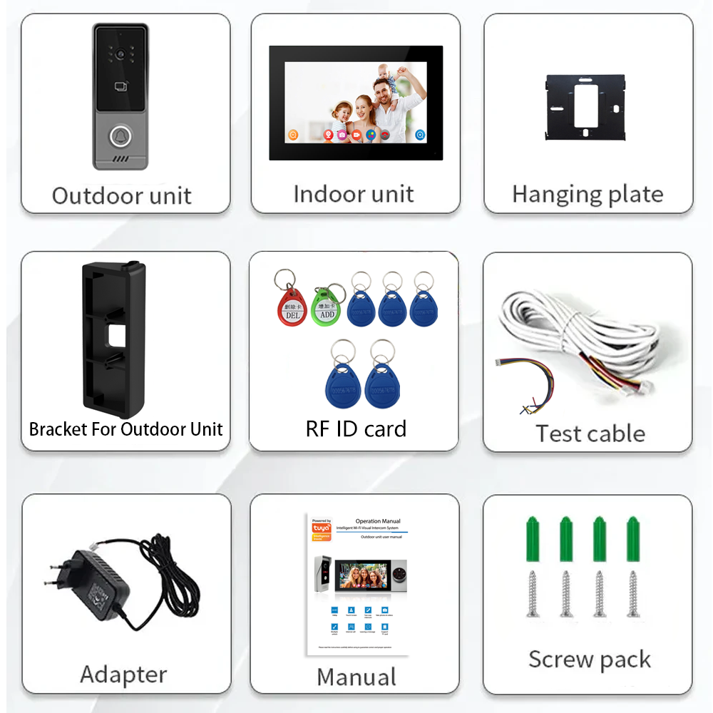 WiFi Touch Screen Intelligent  - Smart Doorbell Wired incelemesi ve fiyatı