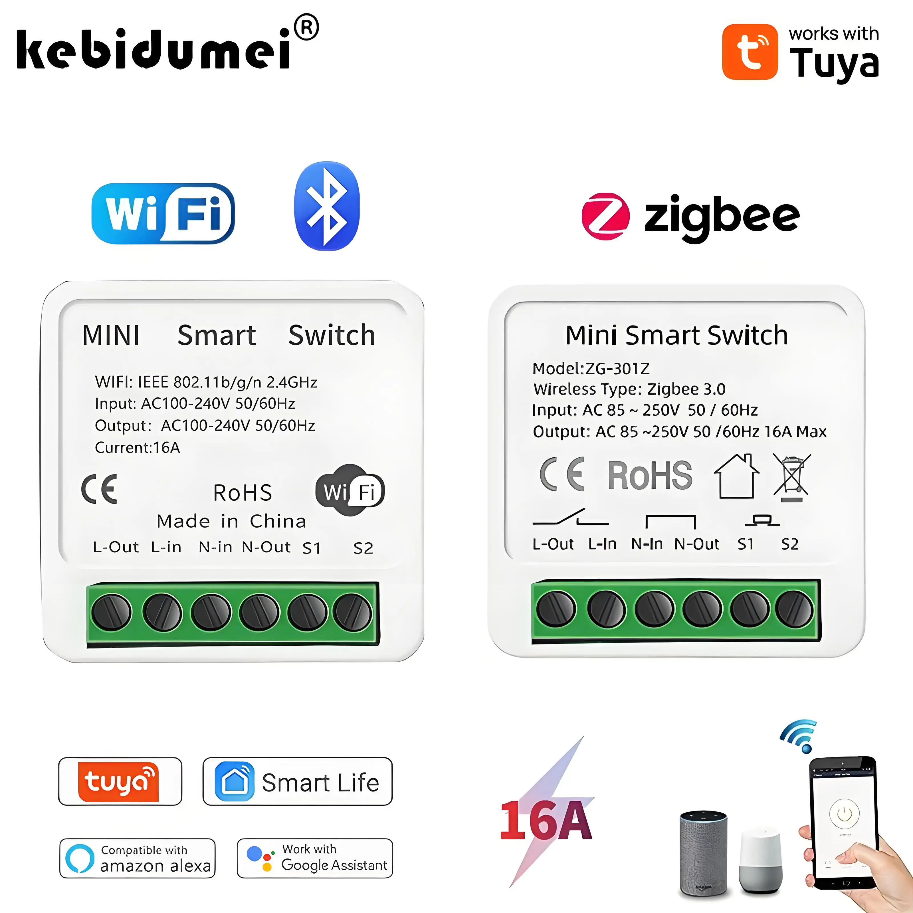16A Tuya Zigbee 3.0 Mini Smart - Diy Home Automation Controller incelemesi ve fiyatı