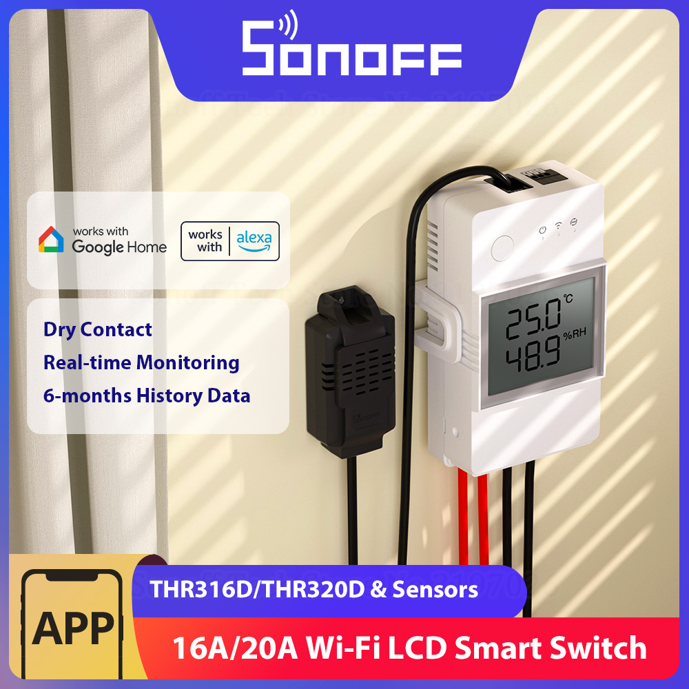 SONOFF THR316D/THR320D Tempera - Sonoff Basic Switch incelemesi ve fiyatı