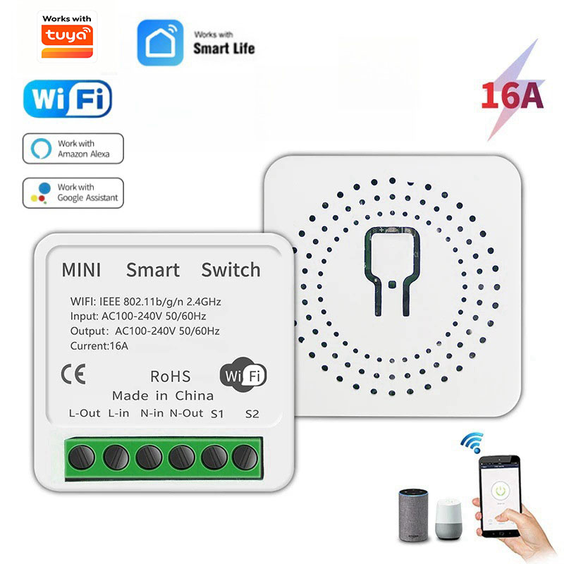 MINI 16A Wifi Switch DIY 1-way - Diy Home Automation Controller incelemesi ve fiyatı