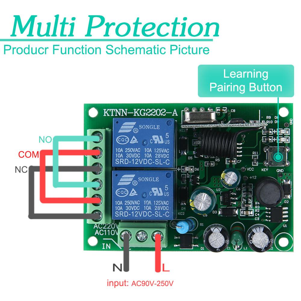 433Mhz Universal Wireless Remo - 433Mhz Receiver Module incelemesi ve fiyatı