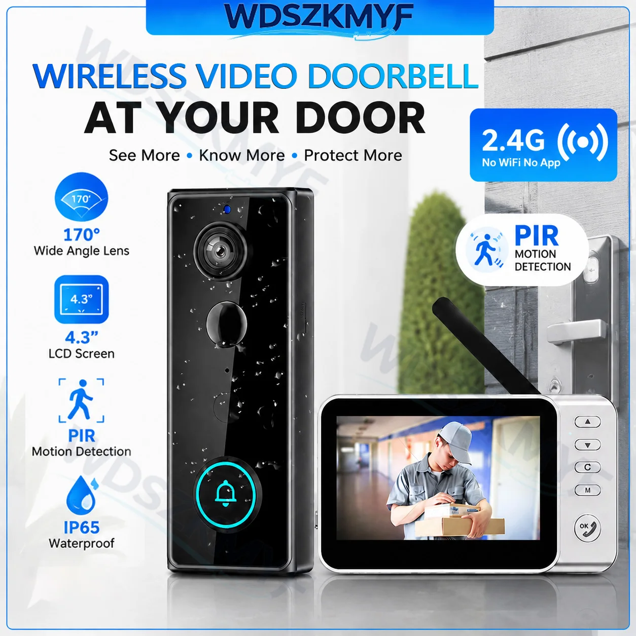New Waterproof Wireless Doorbe - Smart Doorbell Wired incelemesi ve fiyatı