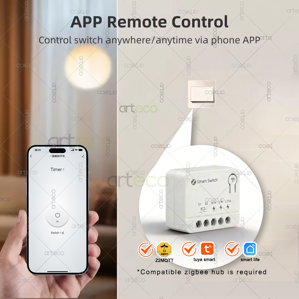10A Zigbee Mini Smart Switch M - Diy Home Automation Controller incelemesi ve fiyatı