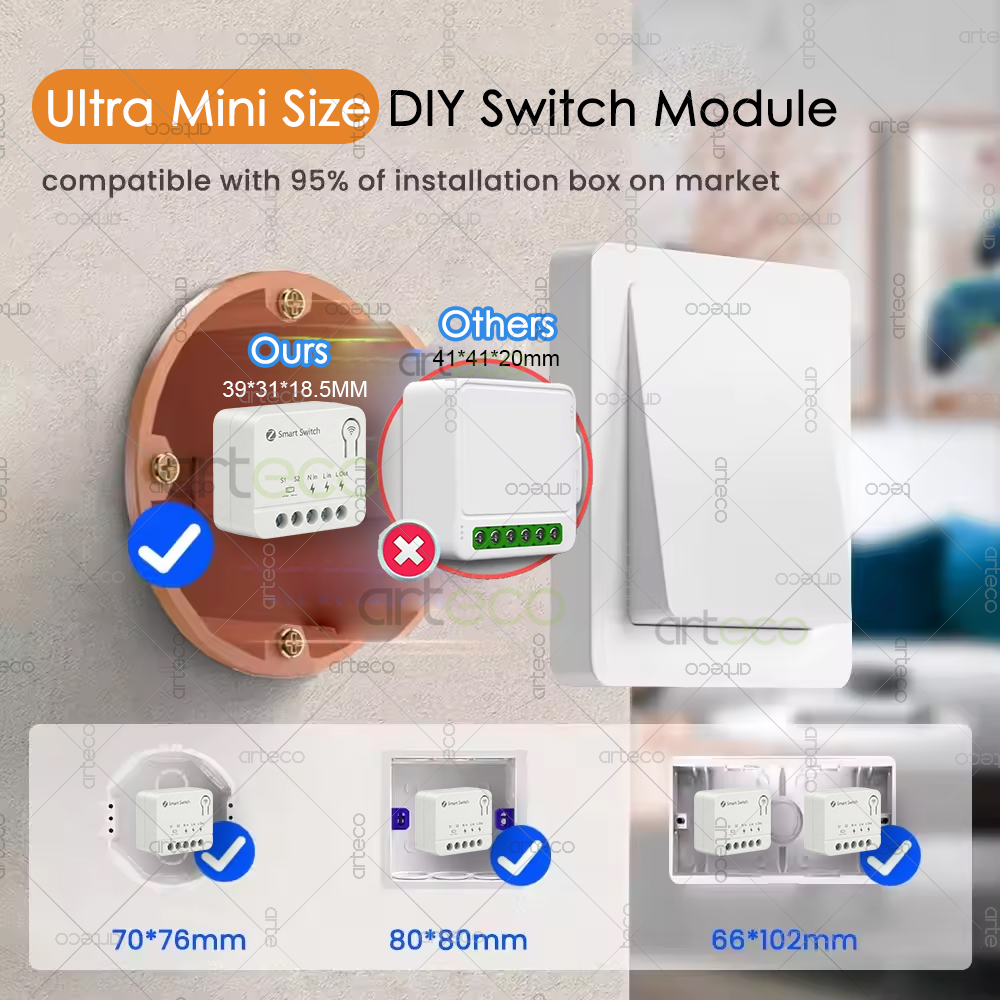 10A Zigbee Mini Smart Switch M - Diy Home Automation Controller incelemesi ve fiyatı